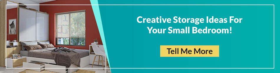 Creative storage ideas for your small bedroom!