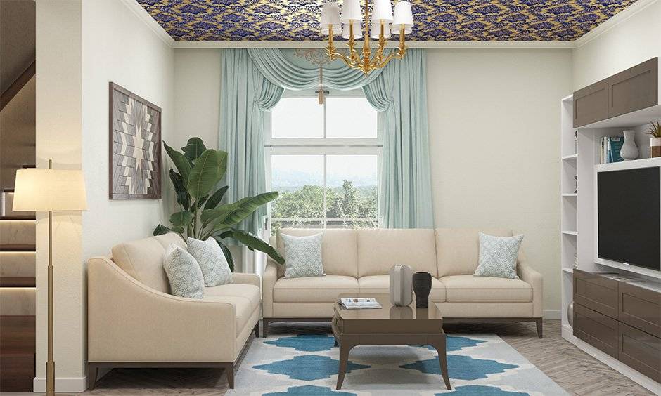 False Ceiling Wallpaper Designs: Add Character To Every Room