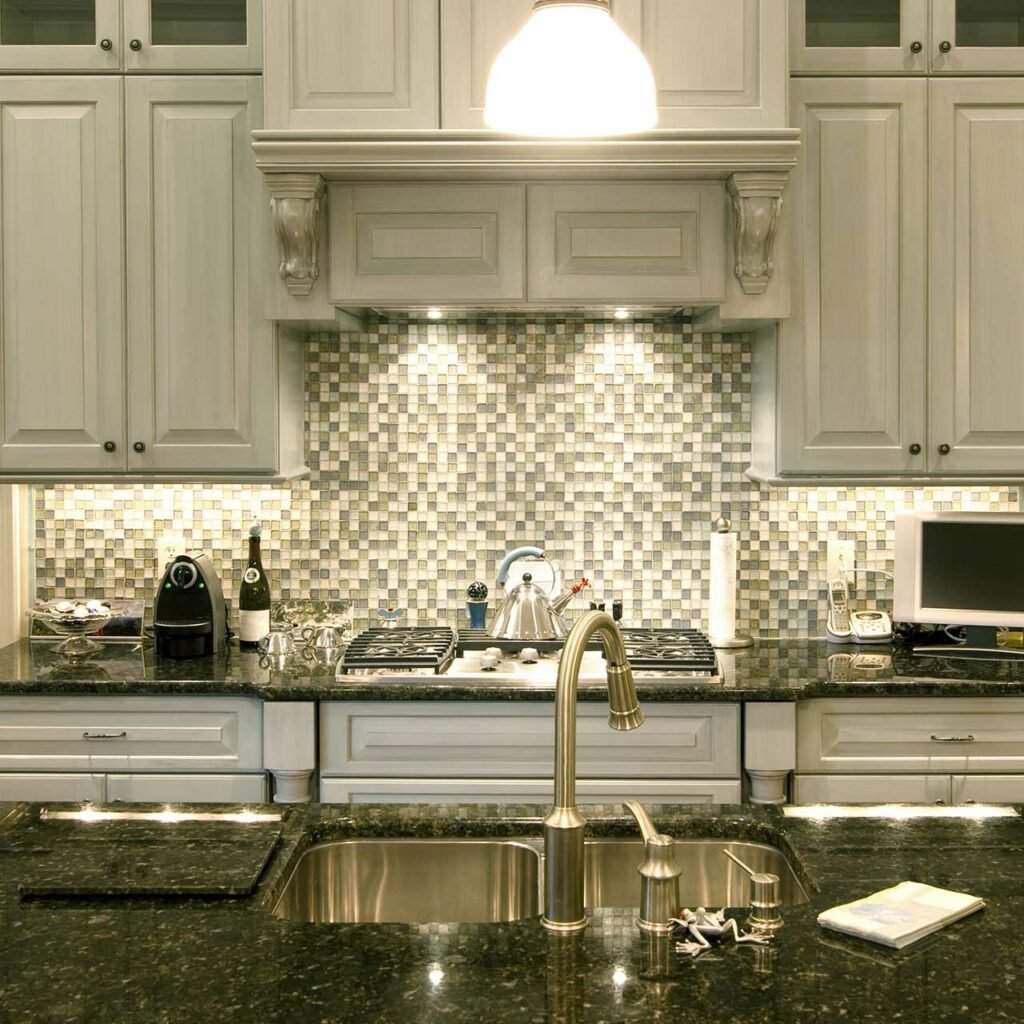 Glass kitchen countertops for a sleek and modern look