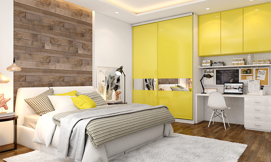 Home office corner with jute rug, thick curtains, MDF panel, and coir mat for soundproofing