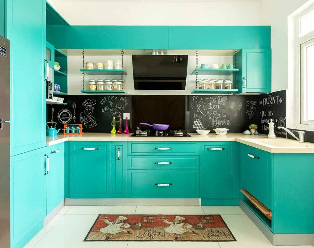L shaped modular kitchen designed by interior design consultants in bangalore