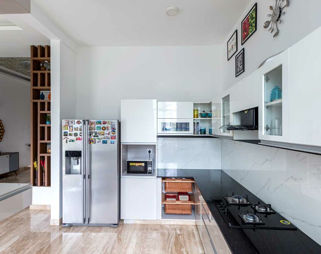 Interior design cost in bangalore for open kitchen design