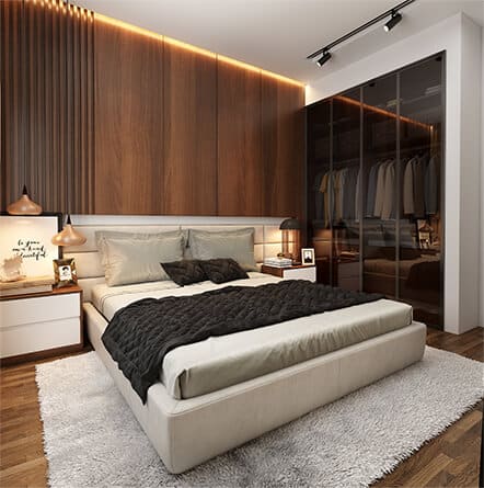 Interiors cost for 3BHK flat in Thane from best luxury home interiors company.