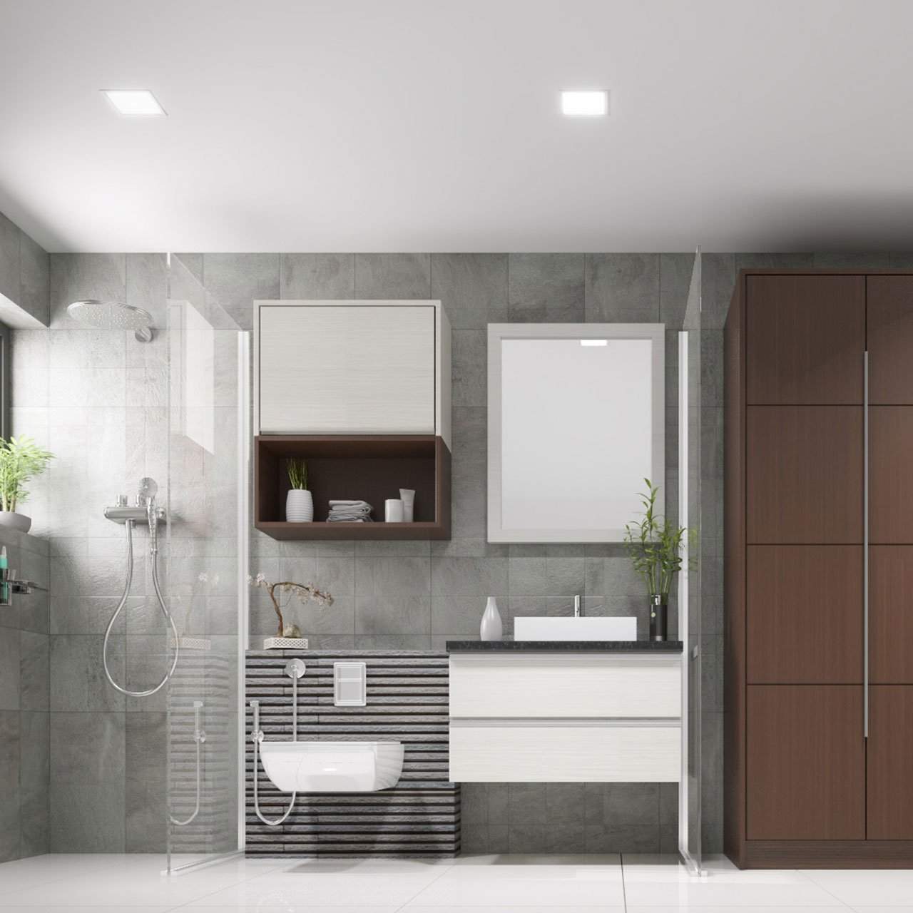 Large Bathrooms in Villa House