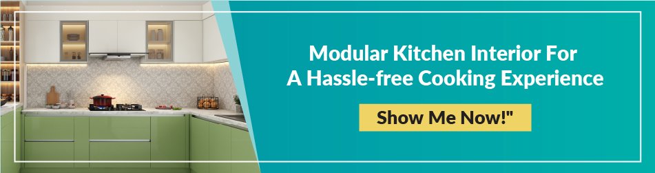 Modular kitchen interior for a hassle free cooking experience