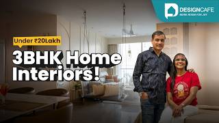 3BHK Home Interiors Under ₹20,00,000