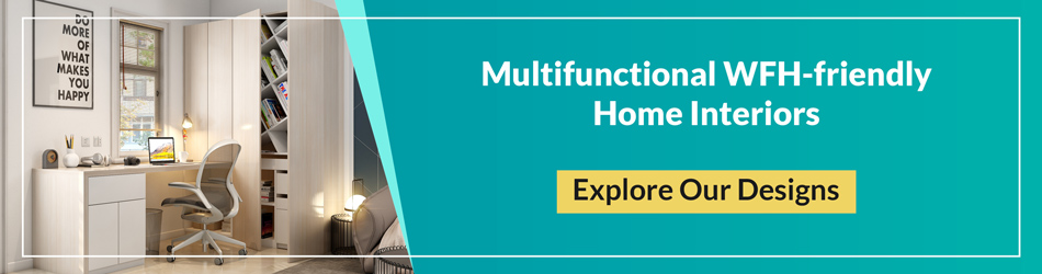 Multifunctional wfh friendly home interiors