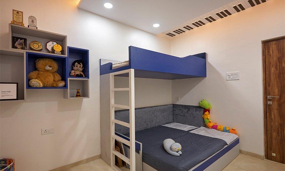 North-west kid bedroom vastu with bed positioned for creativity, independence, and stable growth.