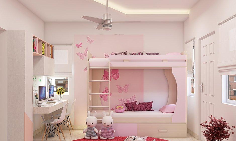 South east kids bedroom vastu with pastel colours and minimal electronics to reduce restlessness.