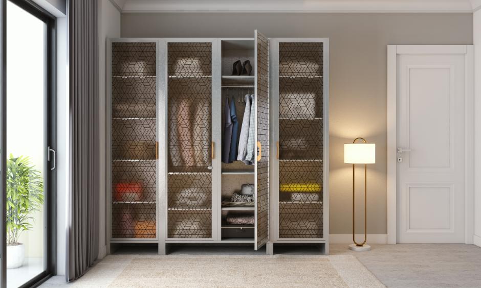 Different wardrobe door styles arranged to illustrate space, style, and functionality choices for interiors.