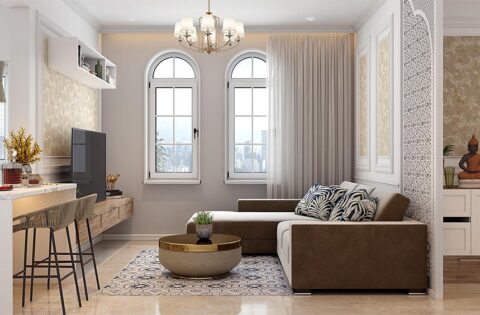 Tips on how to choose chandelier for living room interior