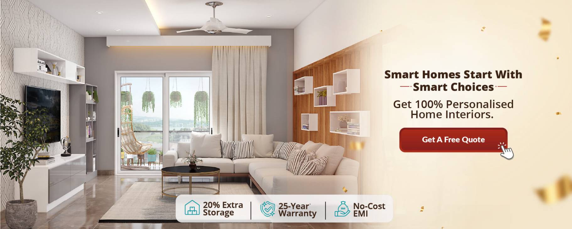 Top interior designers in India providing space-saving solutions for your home interiors