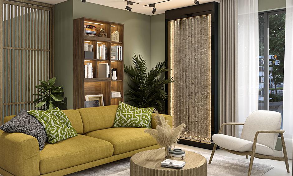 Vastu dosh remedies list with home items like mirrors, plants, and wind chimes for balance