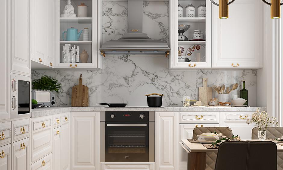 Wet and dry kitchen design for efficient cooking