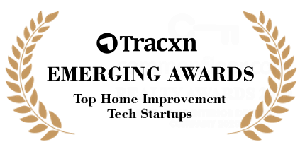 DesignCafe won top home improvement tech startups award by Tracxn's Emerging Awards